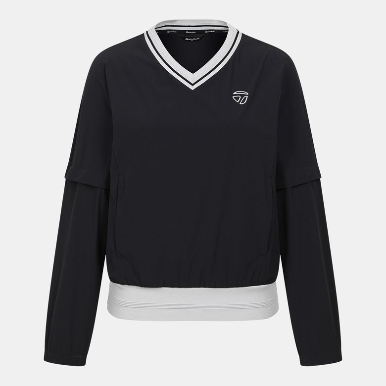 26SS 여성 소매 탈부착 V넥 아노락 점퍼 TJ6-52HG03-199