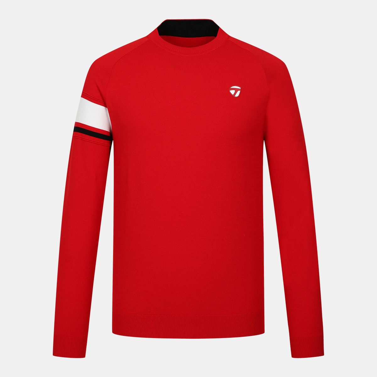 테일러메이드 어패럴(TAYLORMADE APPAREL) 26SS 남성 소매 배색 풀오버 스웨터 TS6-12HG23-500