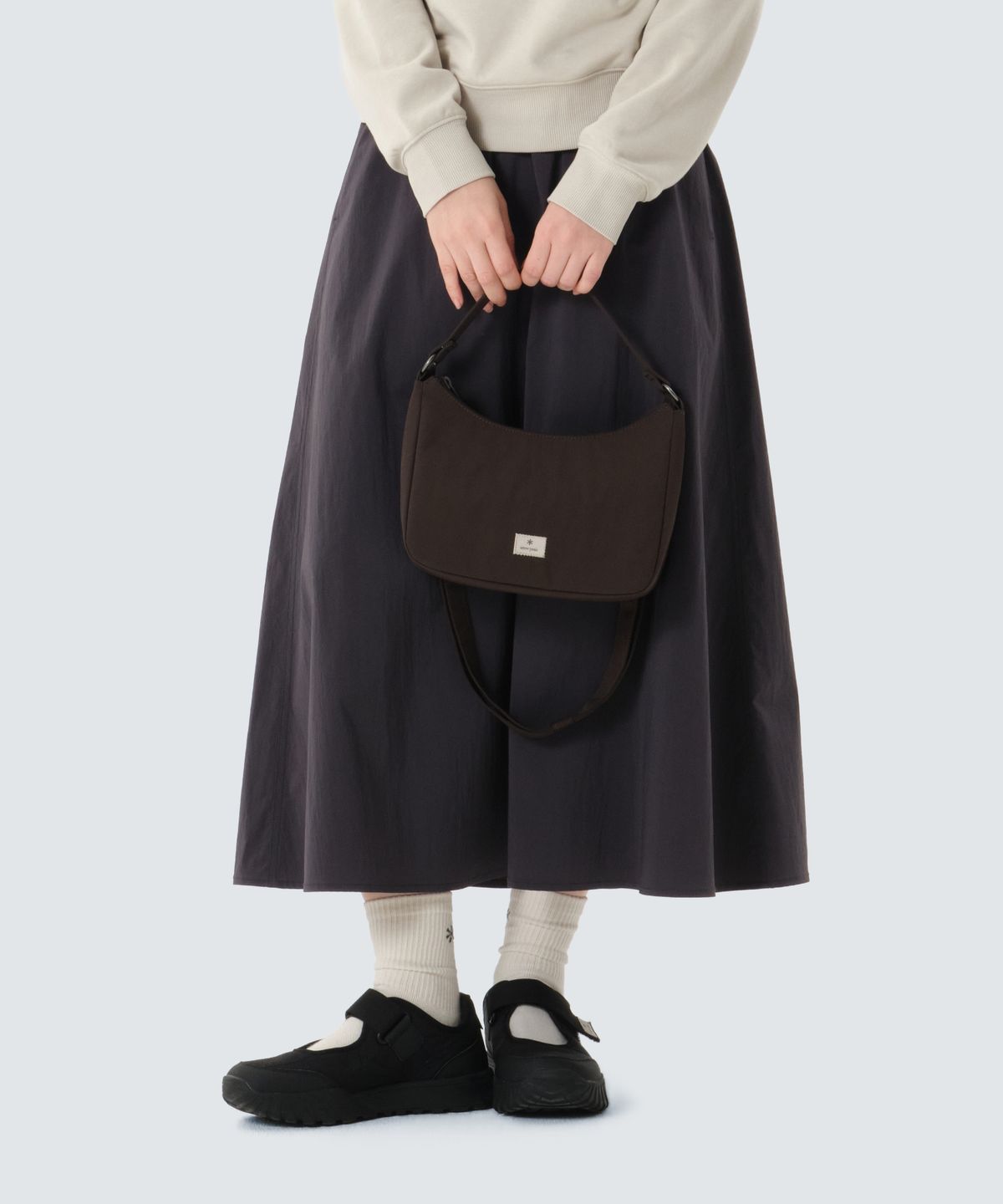 스노우피크 어패럴(SNOWPEAK APPAREL) 소프트윌 2way 미니 토트백 3L (S26SWFTB27) Choco Brown