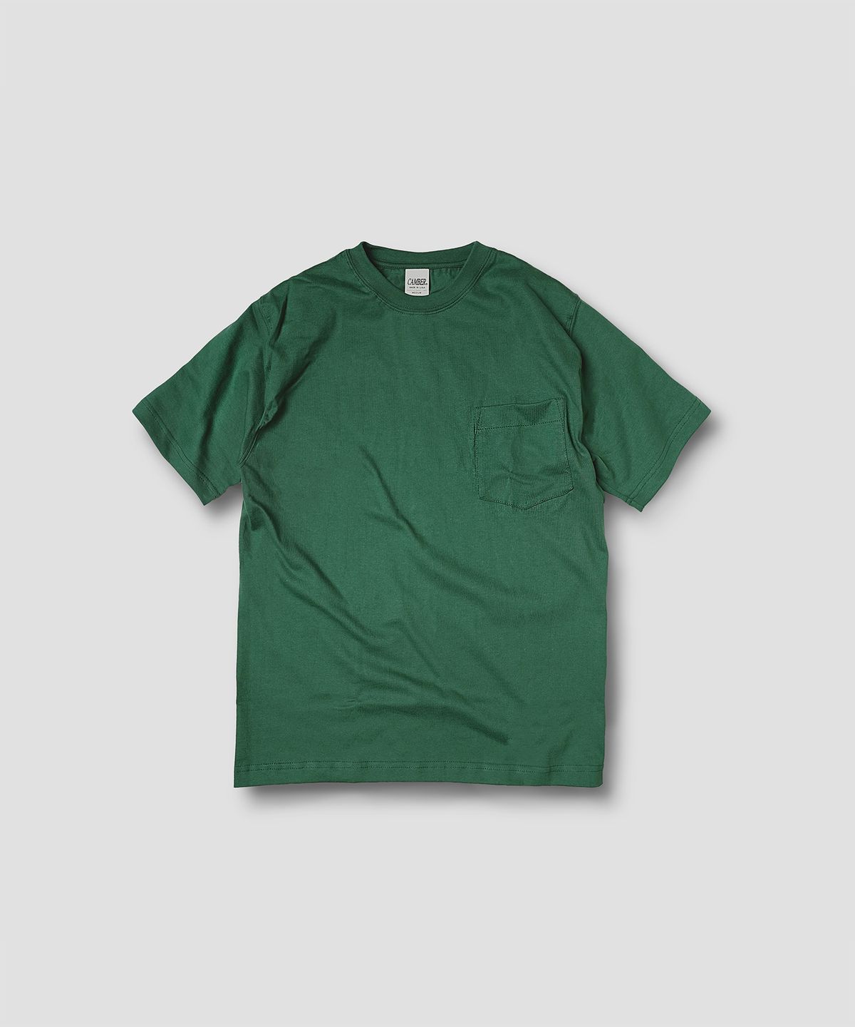 캠버 스포츠웨어(CAMBER SPORTSWEAR) 맥스웨이트 포켓 티셔츠, 포레스트그린