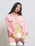 UNISEX 워시드 더블 포켓 셔츠 [PINK] / GF1USH002