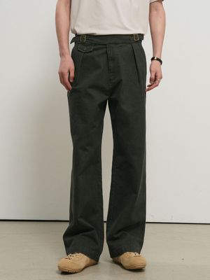 MAN 데미지 워시드 구르카 팬츠 [CHARCOAL] / GF1MPT007