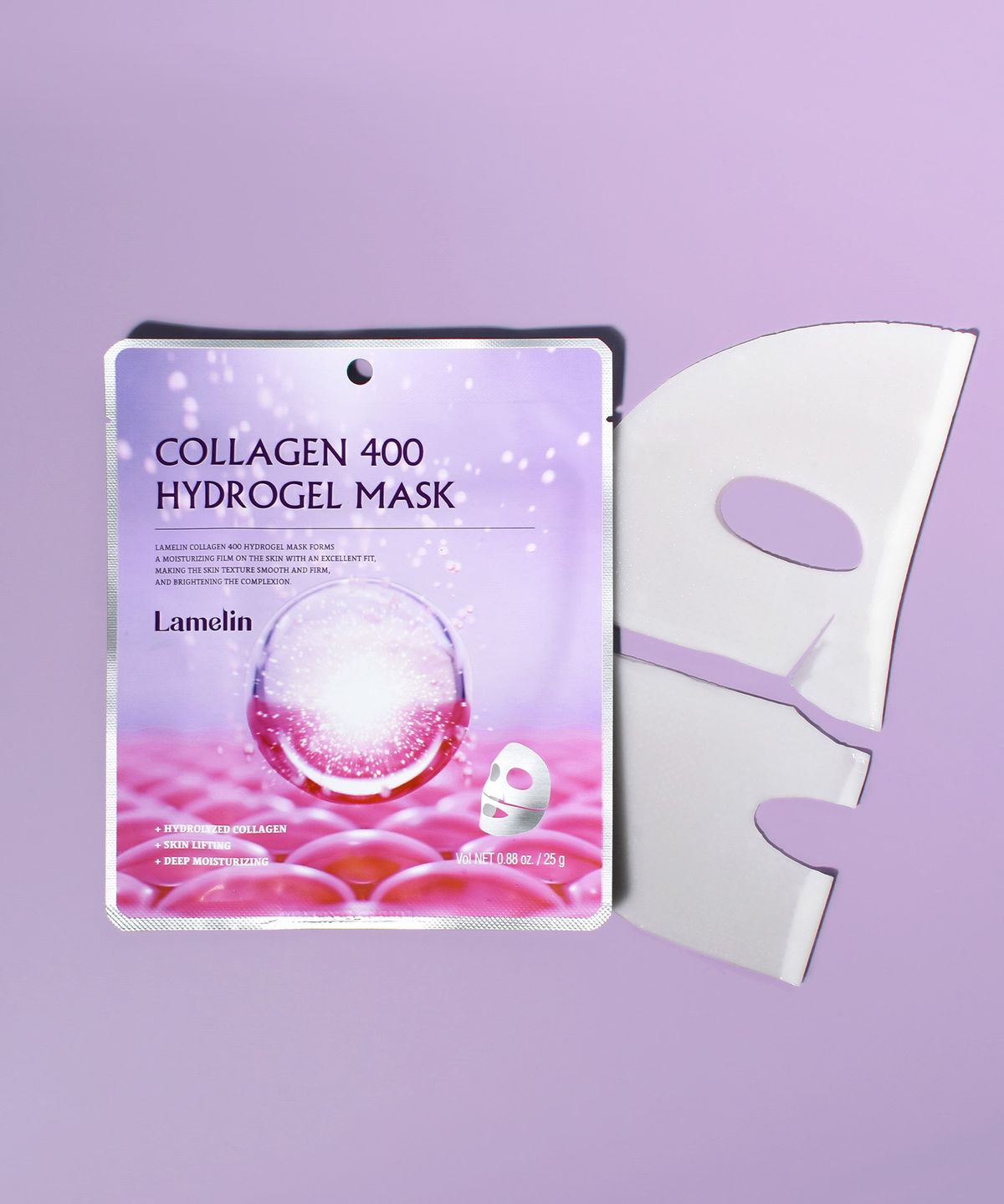 라멜린(LAMELIN) 콜라겐 400 하이드로겔 마스크팩 10매 25g