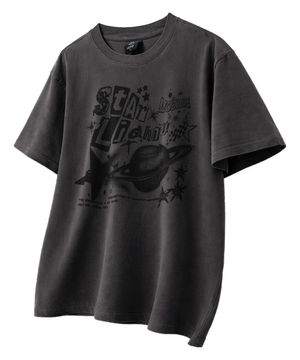 스타라잇 피그먼트 오버핏 반팔티셔츠 챠콜