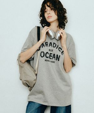 파라다이스 박스 반팔티_멜란지그레이