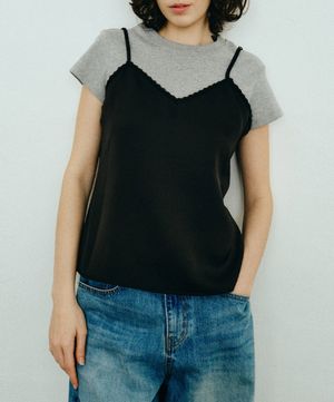 실키 뷔스티에_블랙