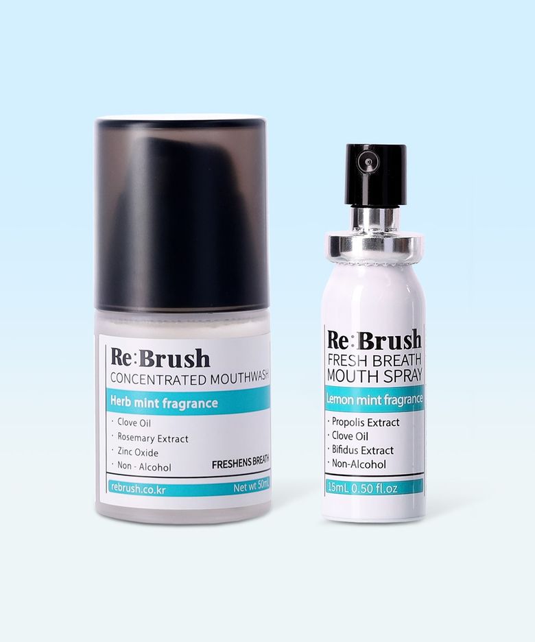 숨결케어 세트 (농축가글 50ml+구강스프레이 15ml)