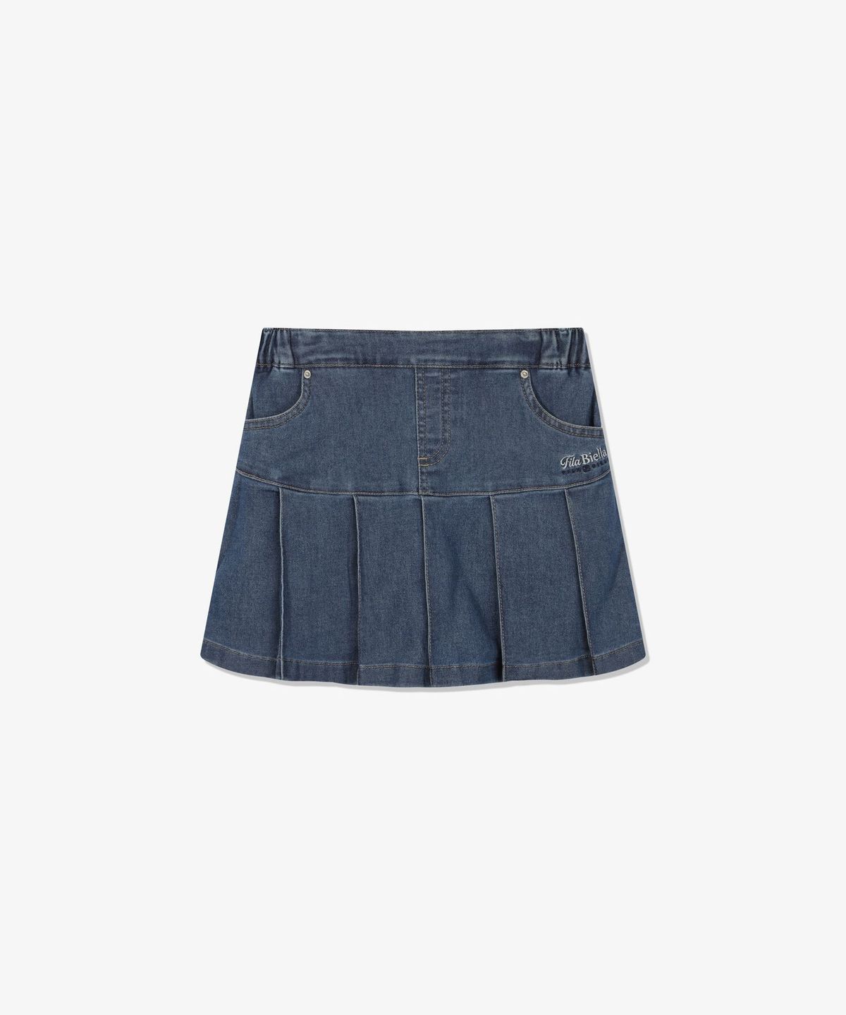 휠라 키즈(FILA KIDS) 큐롯 데님 팬츠