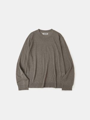 데일리 크루넥 스웨터 (브라운)