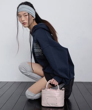 Stud Patch Macaroon Bag_Shining Pink