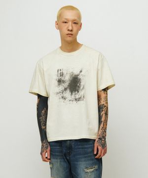 [엔도어 X 후디진호] Archive trace 1/2 T-shirt (vtg ecru)