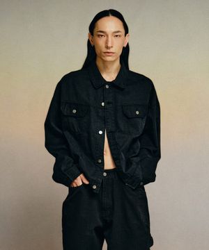 [엔도어 X 후디진호] Journey short jacket (black)