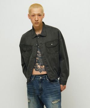 [엔도어 X 후디진호] Journey short jacket (gray)