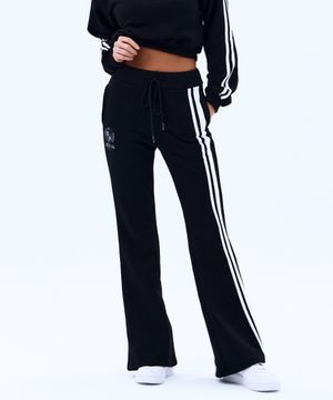 아이비리그 트랙 라인 부츠컷 팬츠 (BLACK)