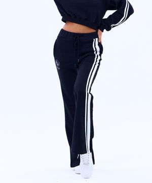 아이비리그 트랙 라인 부츠컷 팬츠 (NAVY)