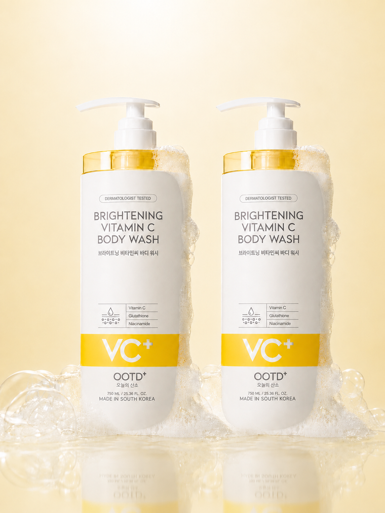 [대용량] 브라이트닝 비타민씨 미백 톤업 보습 바디워시 750ml X 2개