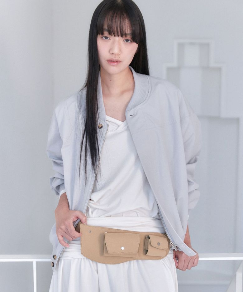 SNAP BELT BAG [ BUTTER ]