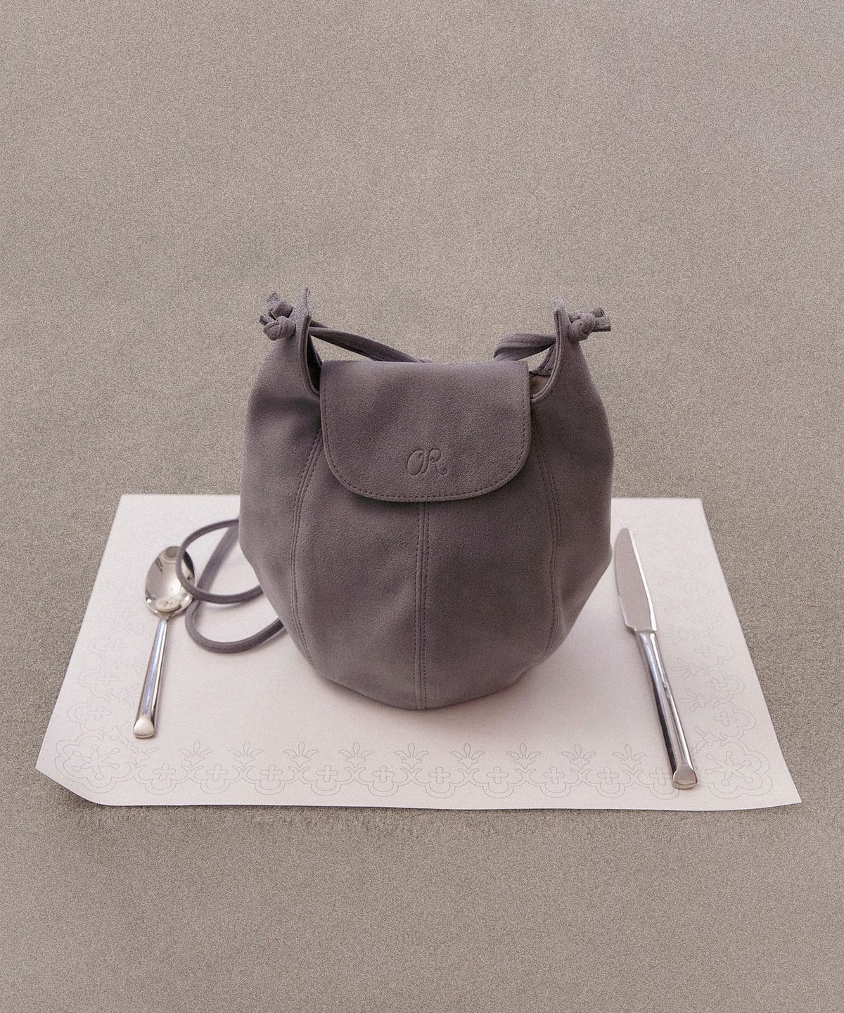 아우로(OURO) COTTAGE BAG [ PALE BLUE ]