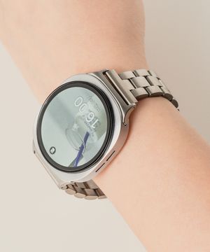 갤럭시워치 8/7/6/5/4 클래식 FE 호환 슬림 메탈 스트랩