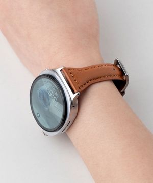 갤럭시워치 8/7/6/5/4 클래식 FE 호환 미니멀 슬림 천연 가죽스트랩