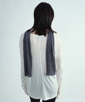 시어 링클 스카프 [그레이]