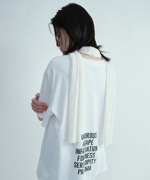 시어 링클 스카프 [아이보리]