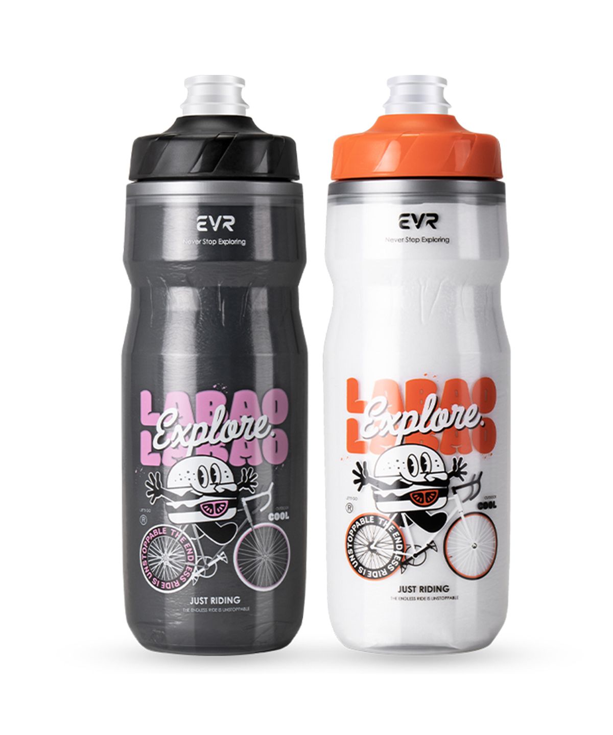 이브이알(EVR) 자전거 보냉물통 스포츠물병 위생커버 610ml EVR 909