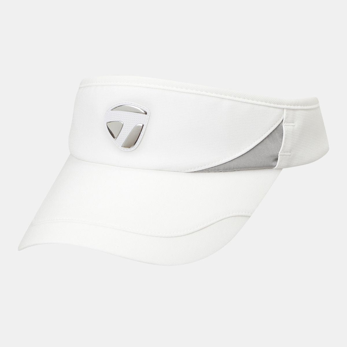 테일러메이드 어패럴(TAYLORMADE APPAREL) 26SS 남성 티로고 배색 포인트 트임 바이저 TH6-16HG24-100
