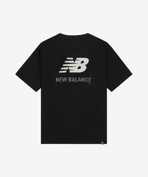 NBNEG21433 / UNI 에센셜 빅로고 반팔티 (BLACK)