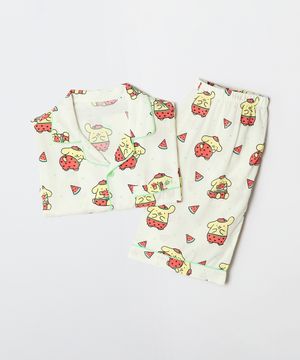 [산리오캐릭터즈] 반팔 파자마(YELLOW)_SPPPG25U01