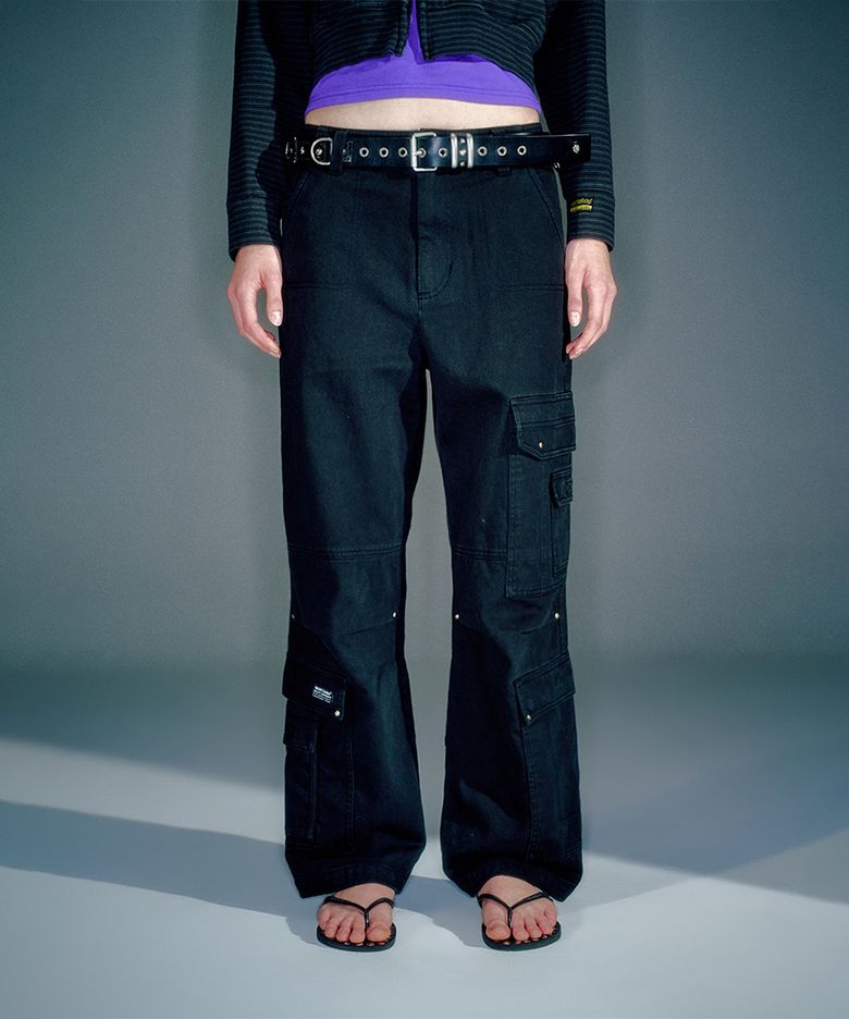 (WOMEN) ROWAN CARGO PANTS BLACK