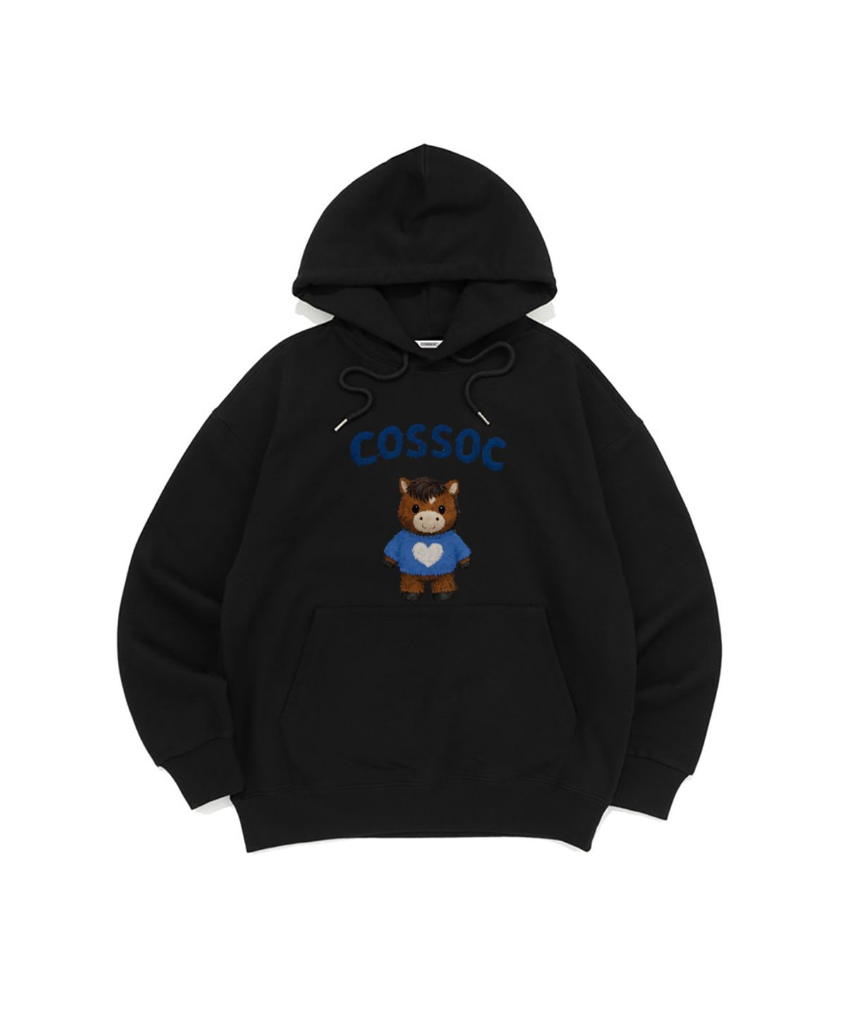 코소(COSO) CC 홀스 토이 후드티(블랙)