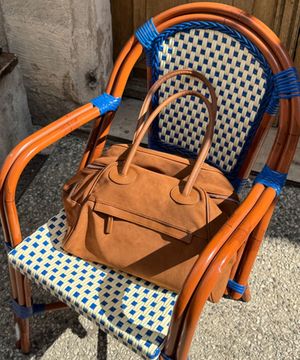 TWO ZIPPER BAG SUEDE ORIGINAL(DONUT)