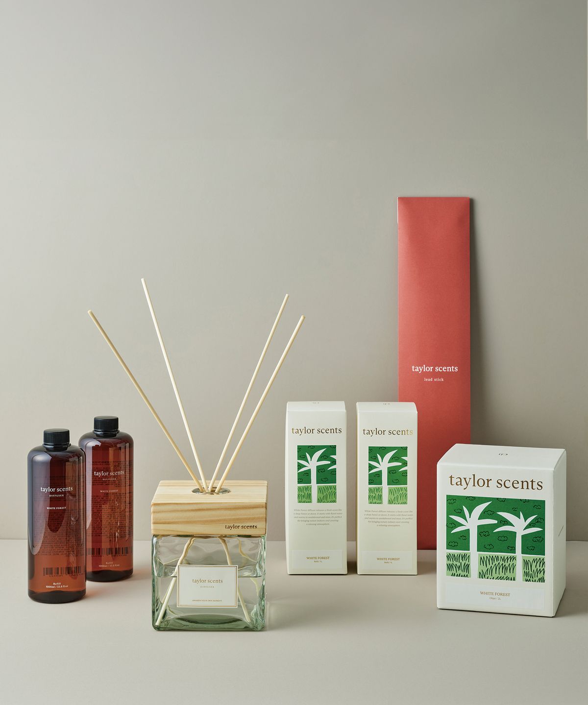 테일러센츠(TAYLOR SCENTS) 오브제 디퓨저 2L 화이트포레스트
