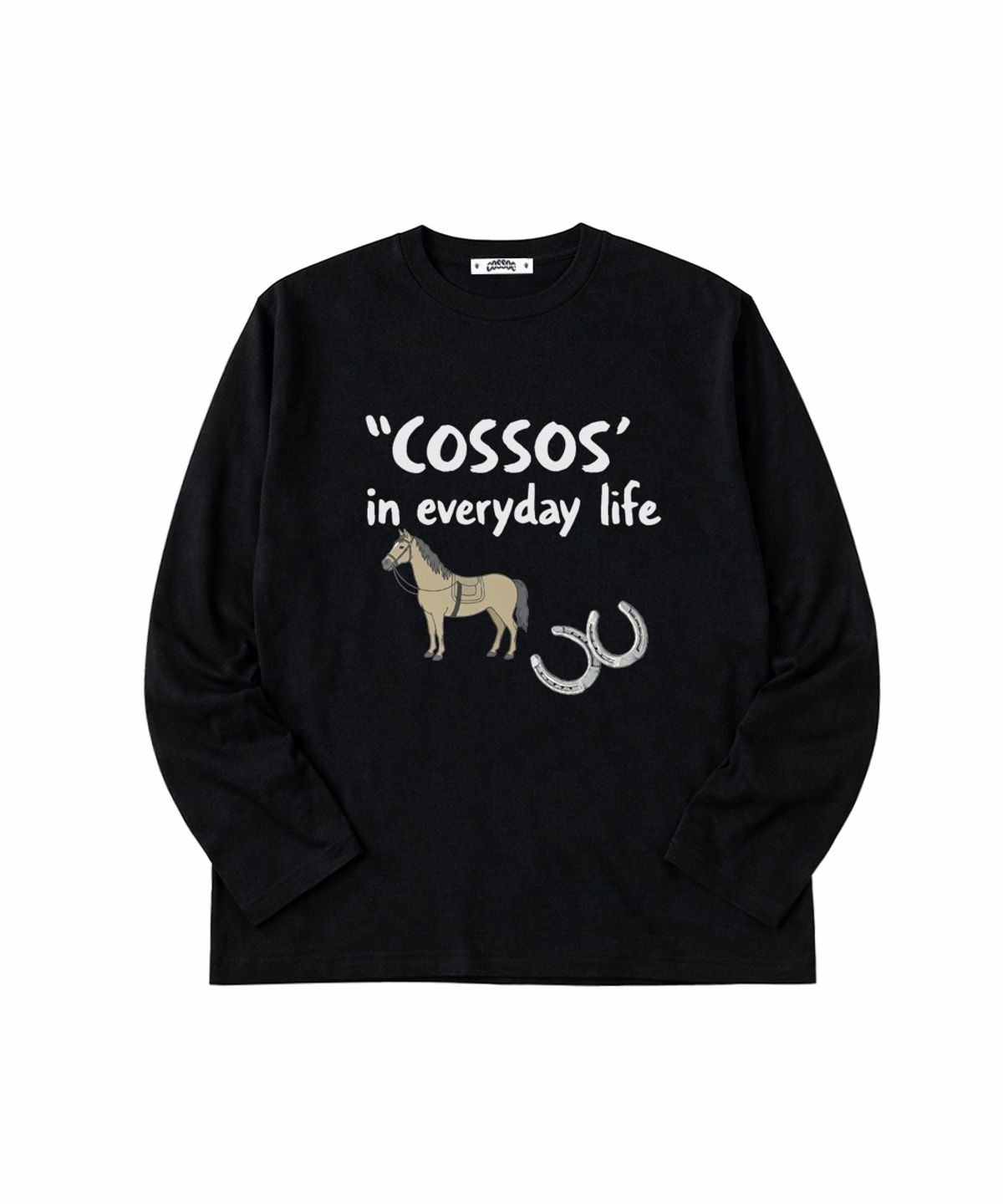 코소(COSO) CC 홀스 그래픽 롱슬리브 (블랙)