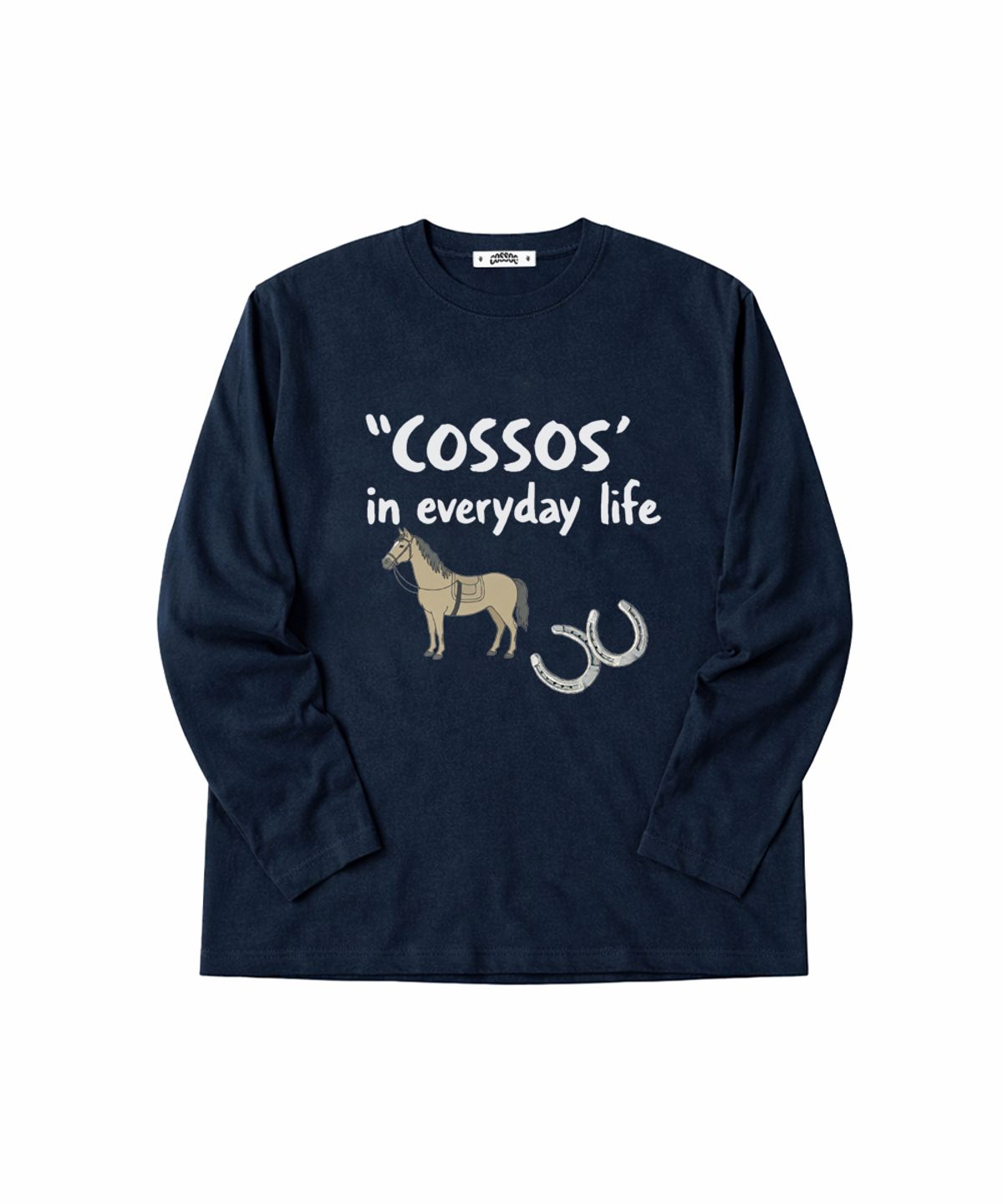 코소(COSO) CC 홀스 그래픽 롱슬리브 (네이비)