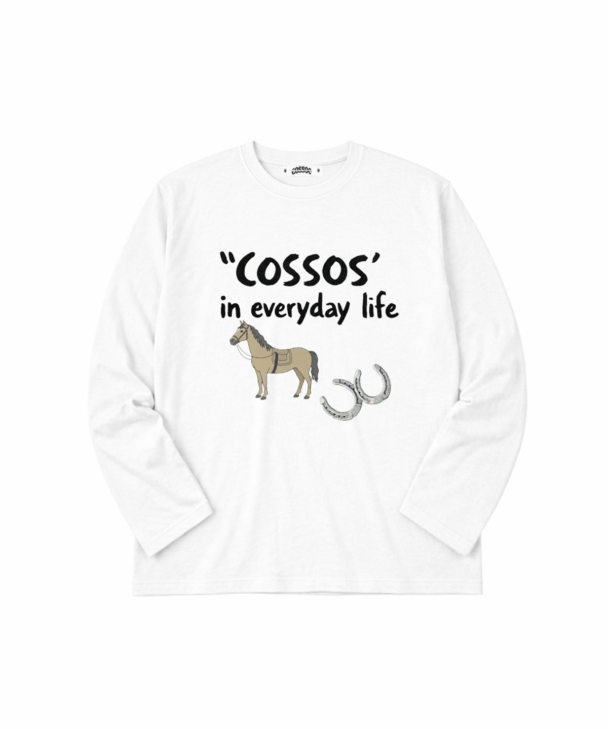 코소(COSO) CC 홀스 그래픽 롱슬리브 (화이트)