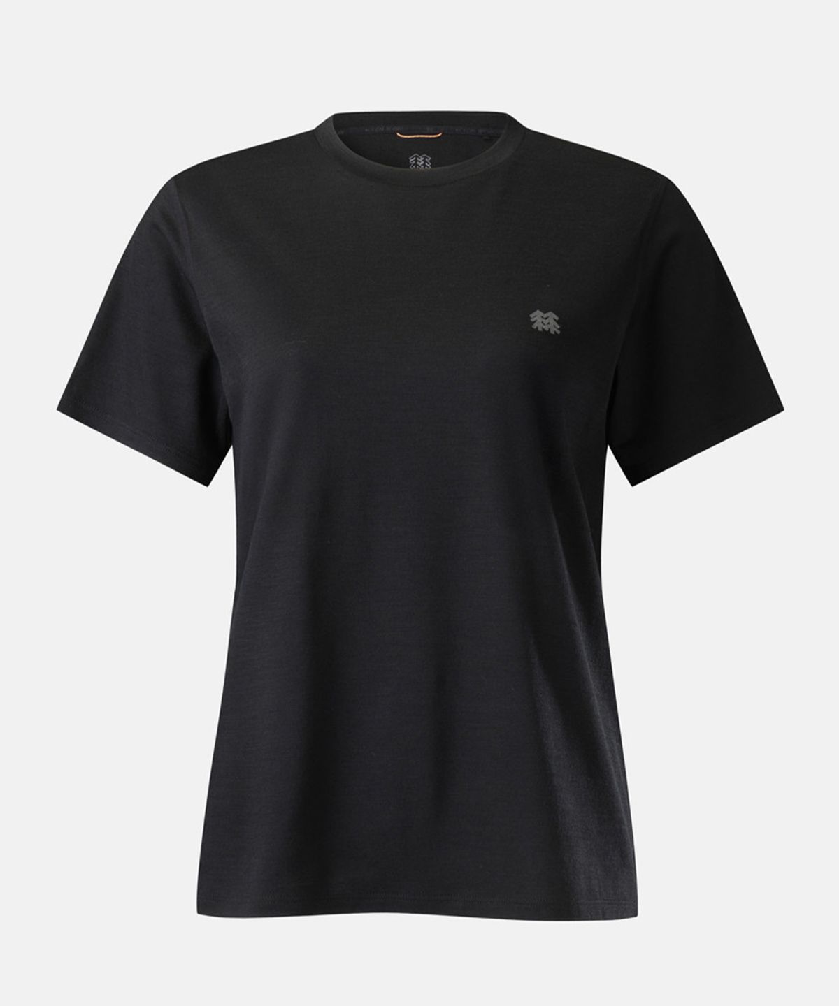 코오롱스포츠(KOLON SPORT) HERO 여성 메리노울 반팔 라운드 티셔츠 JKTCX26056BLK