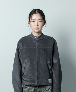 버키 골지 바이커 자켓 (2컬러)