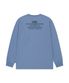AUTHORIZED STANDARD LONG SLV TEE gray blue
