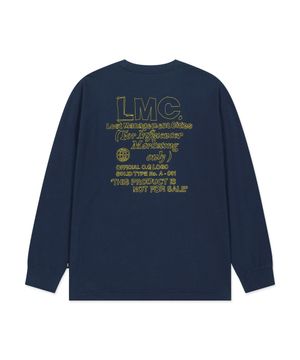 FN DOODLE LONG SLV TEE navy