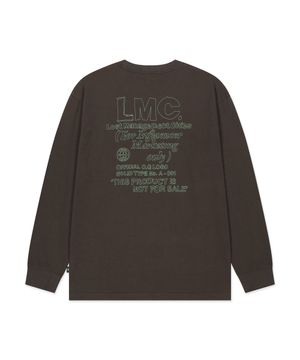 FN DOODLE LONG SLV TEE brown
