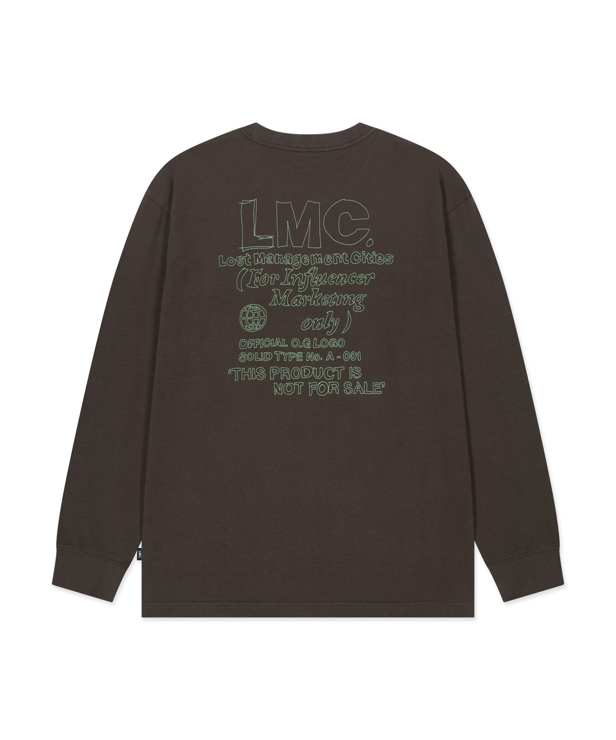 엘엠씨(LMC) FN DOODLE LONG SLV TEE brown