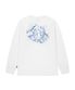 ICE GLOBE LONG SLV TEE white