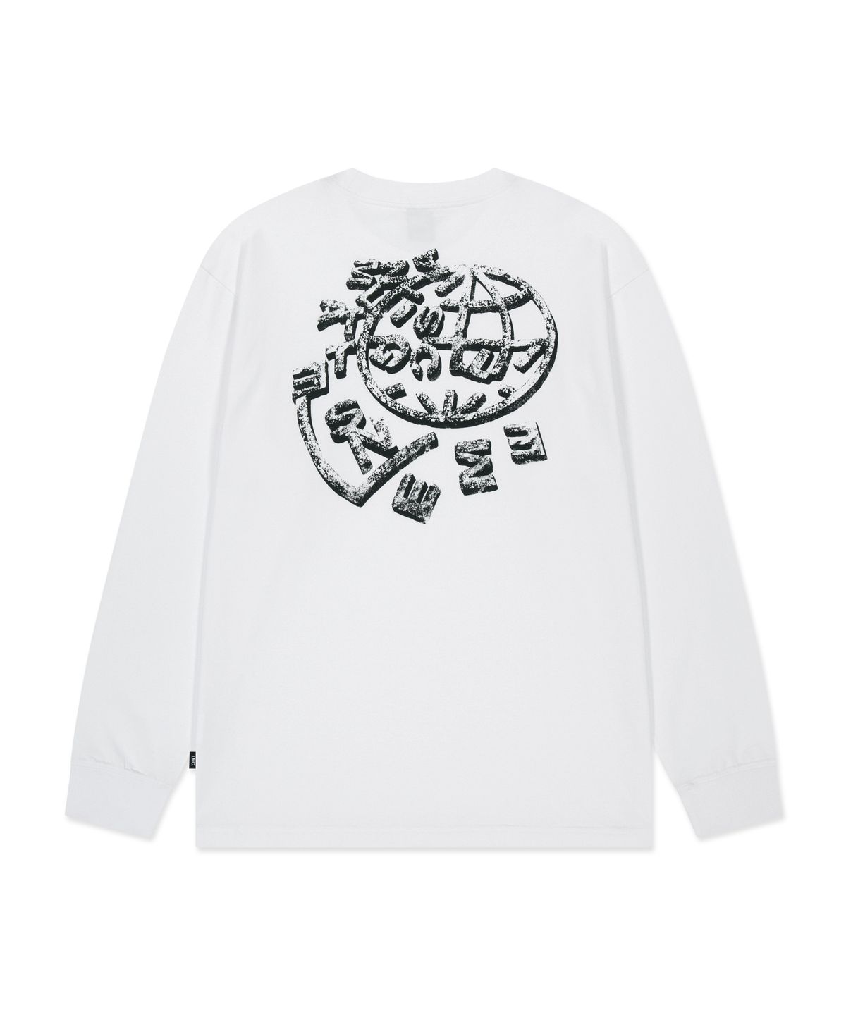 엘엠씨(LMC) UNBALANCE GLOBE LONG SLV TEE white