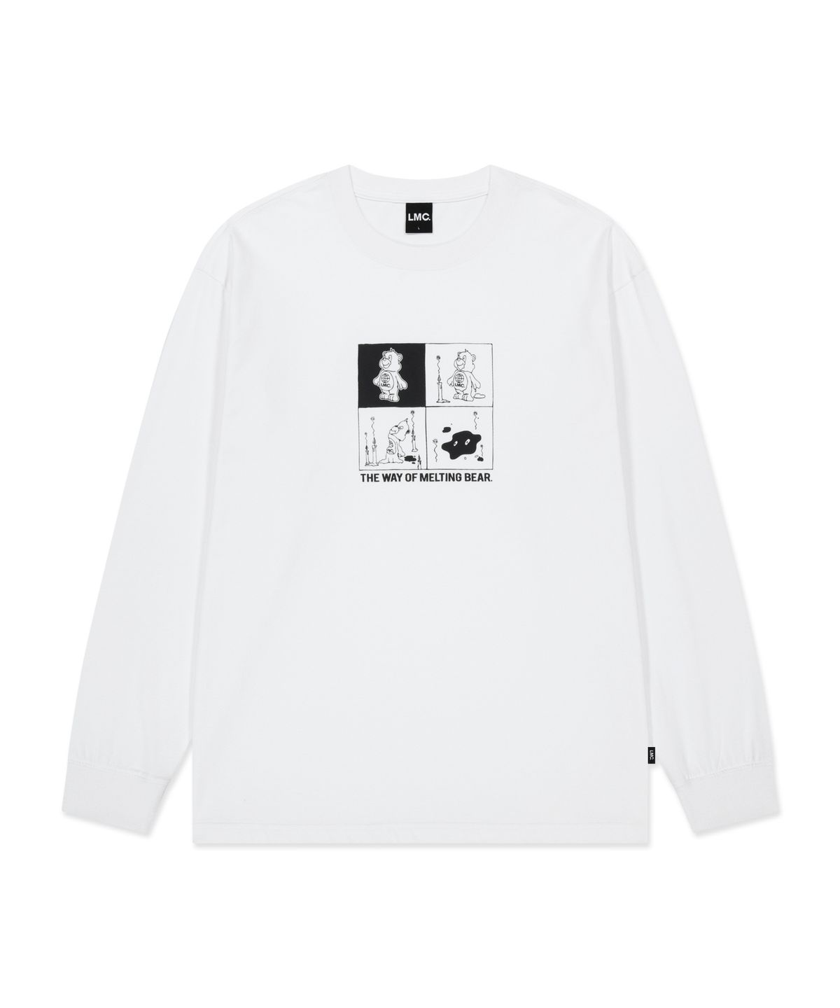 엘엠씨(LMC) MELTING BEAR LONG SLV TEE white