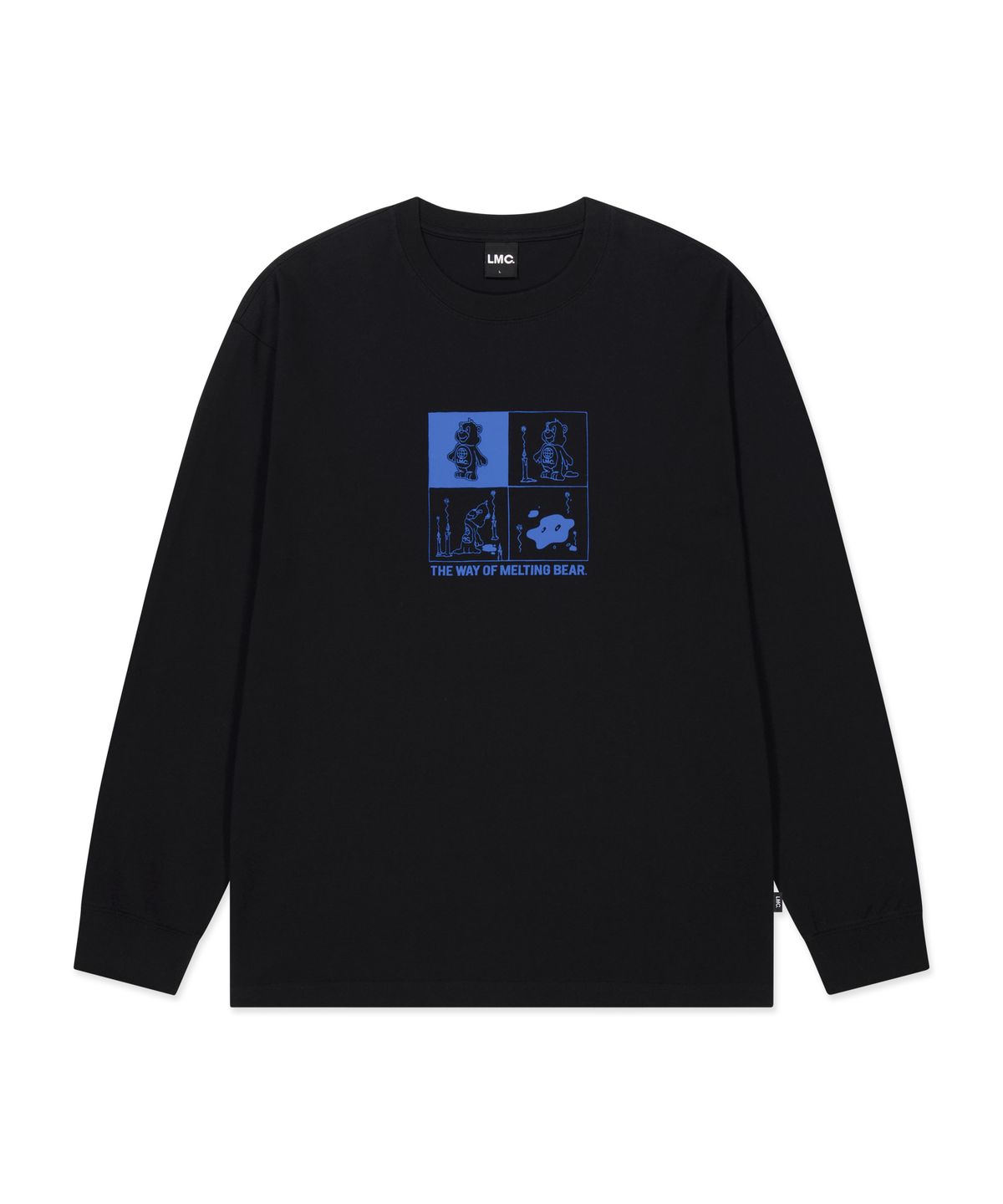 엘엠씨(LMC) MELTING BEAR LONG SLV TEE black
