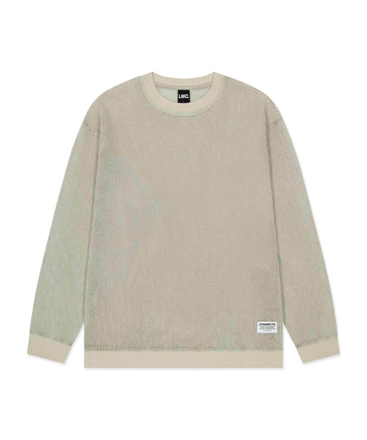엘엠씨(LMC) MESH LONG SLV TEE light gray