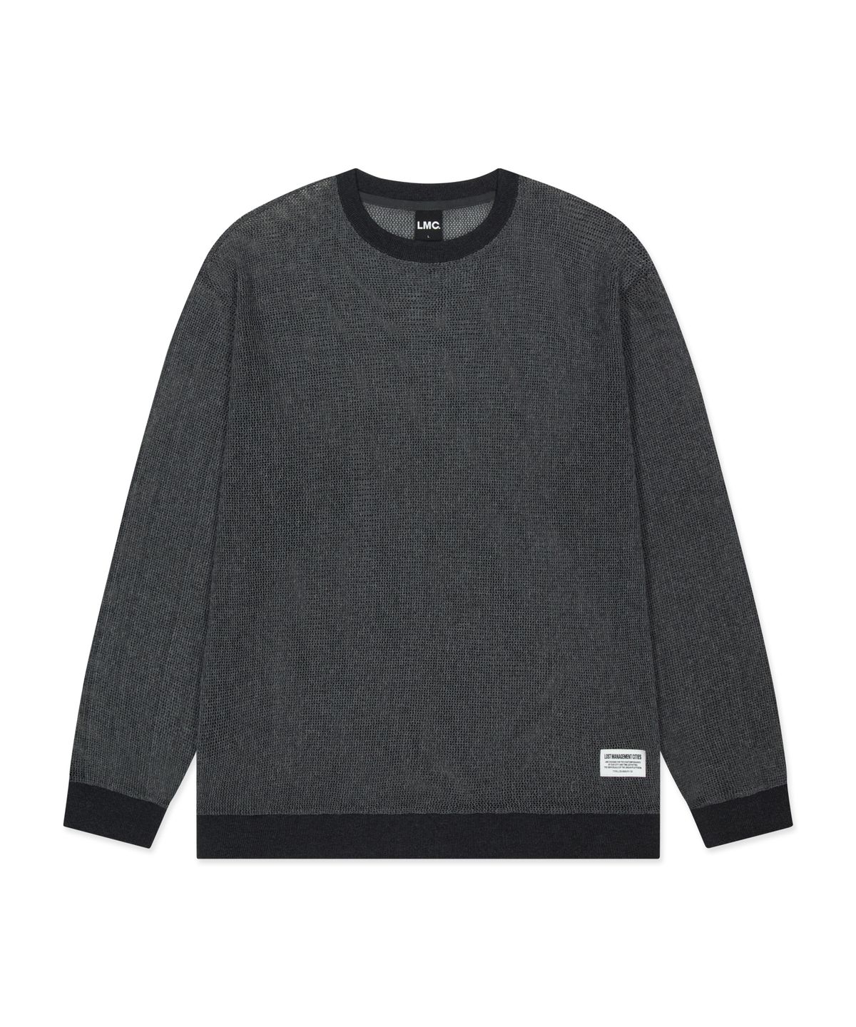 엘엠씨(LMC) MESH LONG SLV TEE charcoal