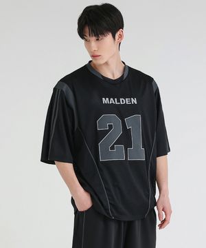 메시 럭비 오버핏 티셔츠